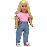 18" Doll High Waist Retro Denim Jeans