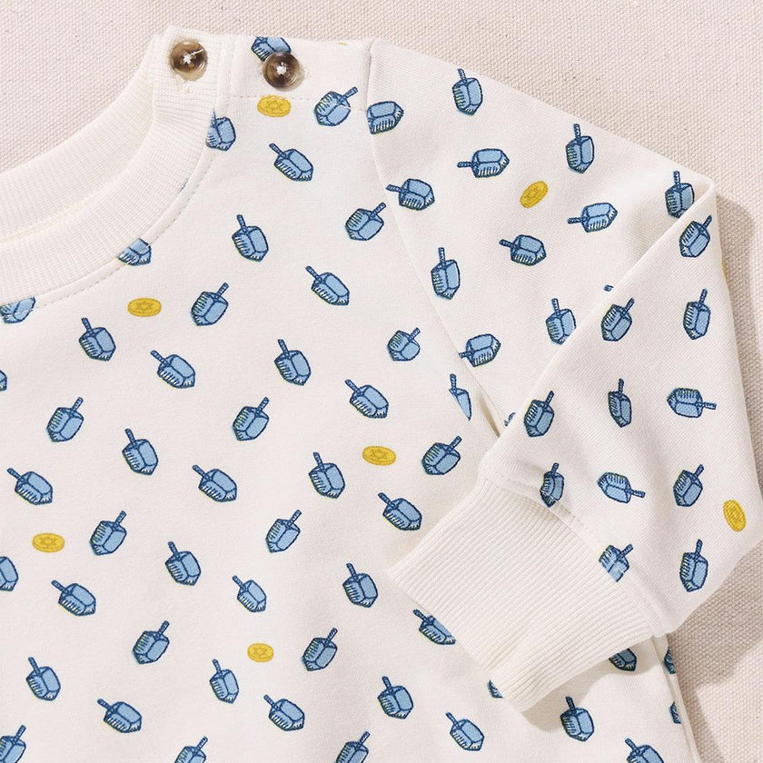 Baby Jax Jogger Set - Tossed Dreidels