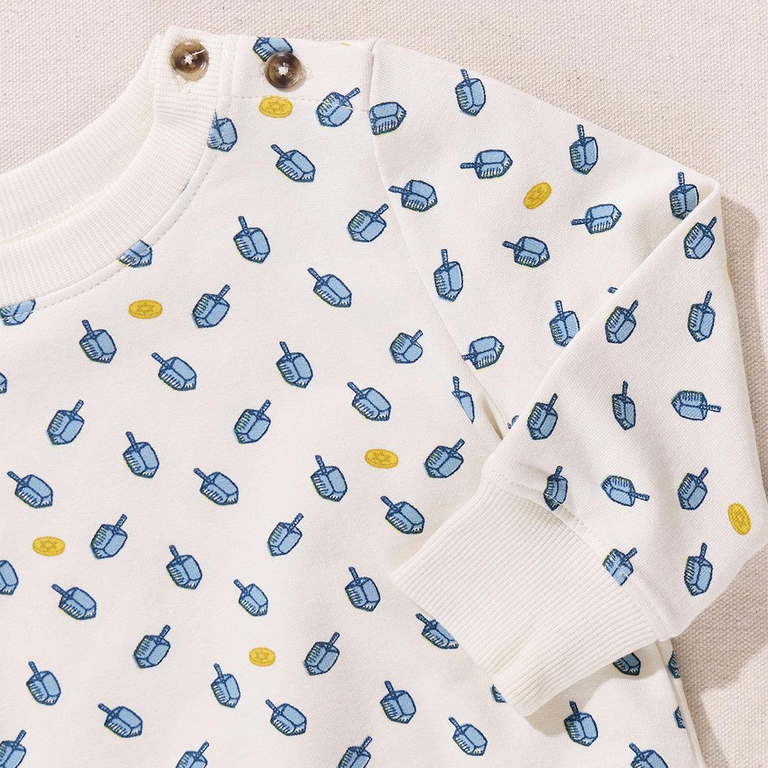 Baby Jax Jogger Set - Tossed Dreidels