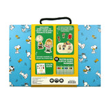 OOLY x Peanuts Color-In Wooden Scene Kit - 12 Paint Markers