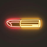 Golden Lipstick by Tom Wesselmann - LED neon sign