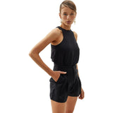 Frida Linen Shorts - Black