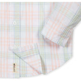 Organic Long Sleeve Stretch Poplin Shirt, White