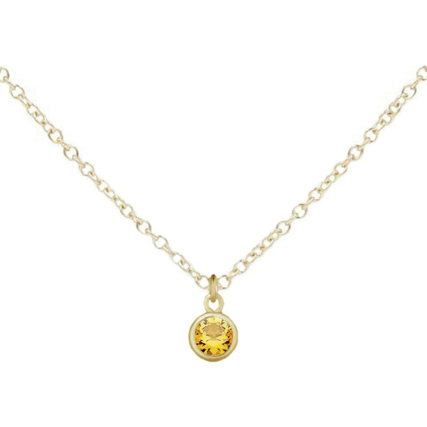 November Birthstone Necklace