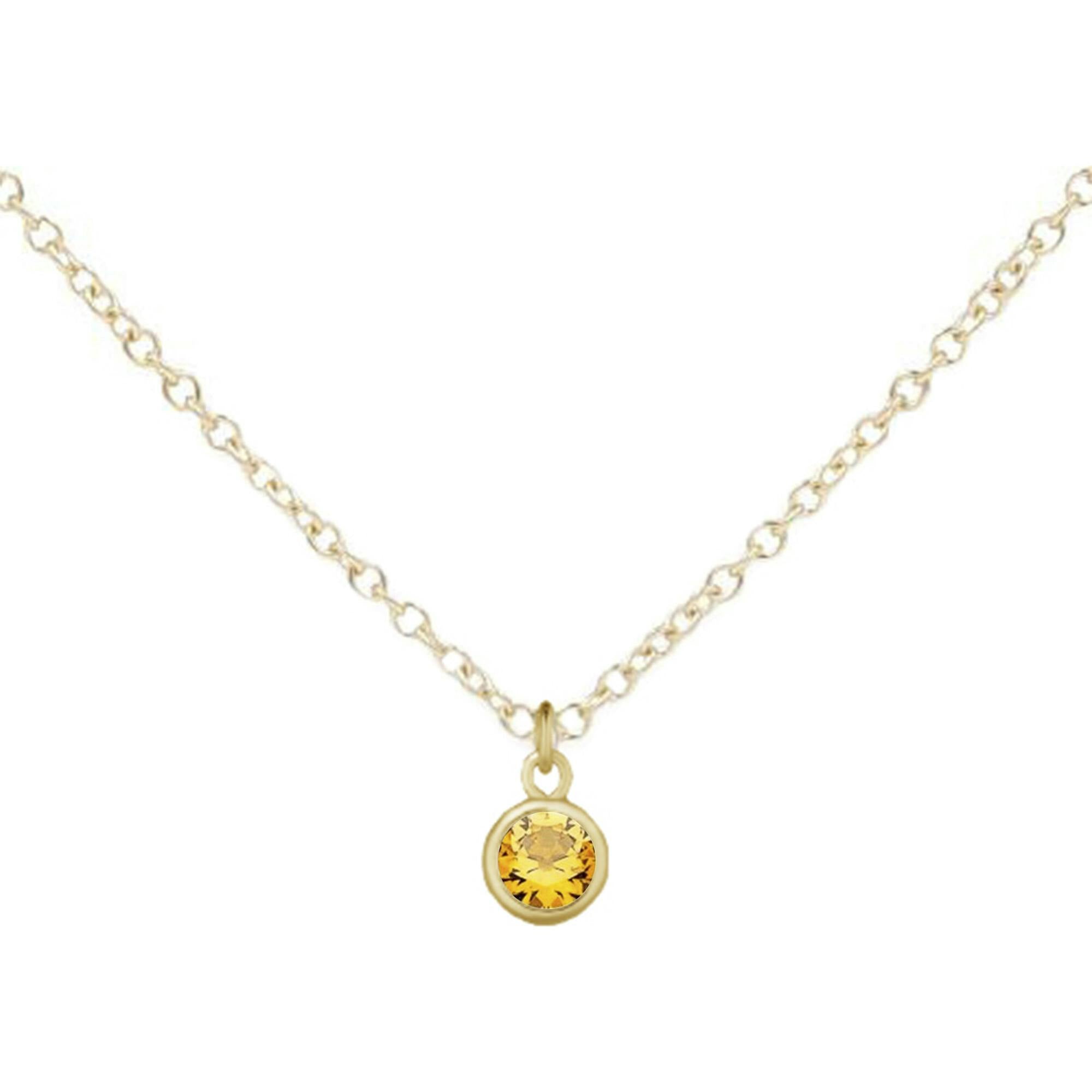 November Birthstone Necklace