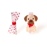 Cute Dog with Scarf Hair Clips