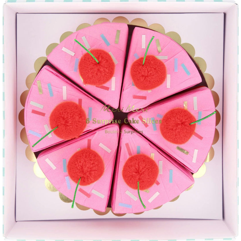 Surprise Cake Slices