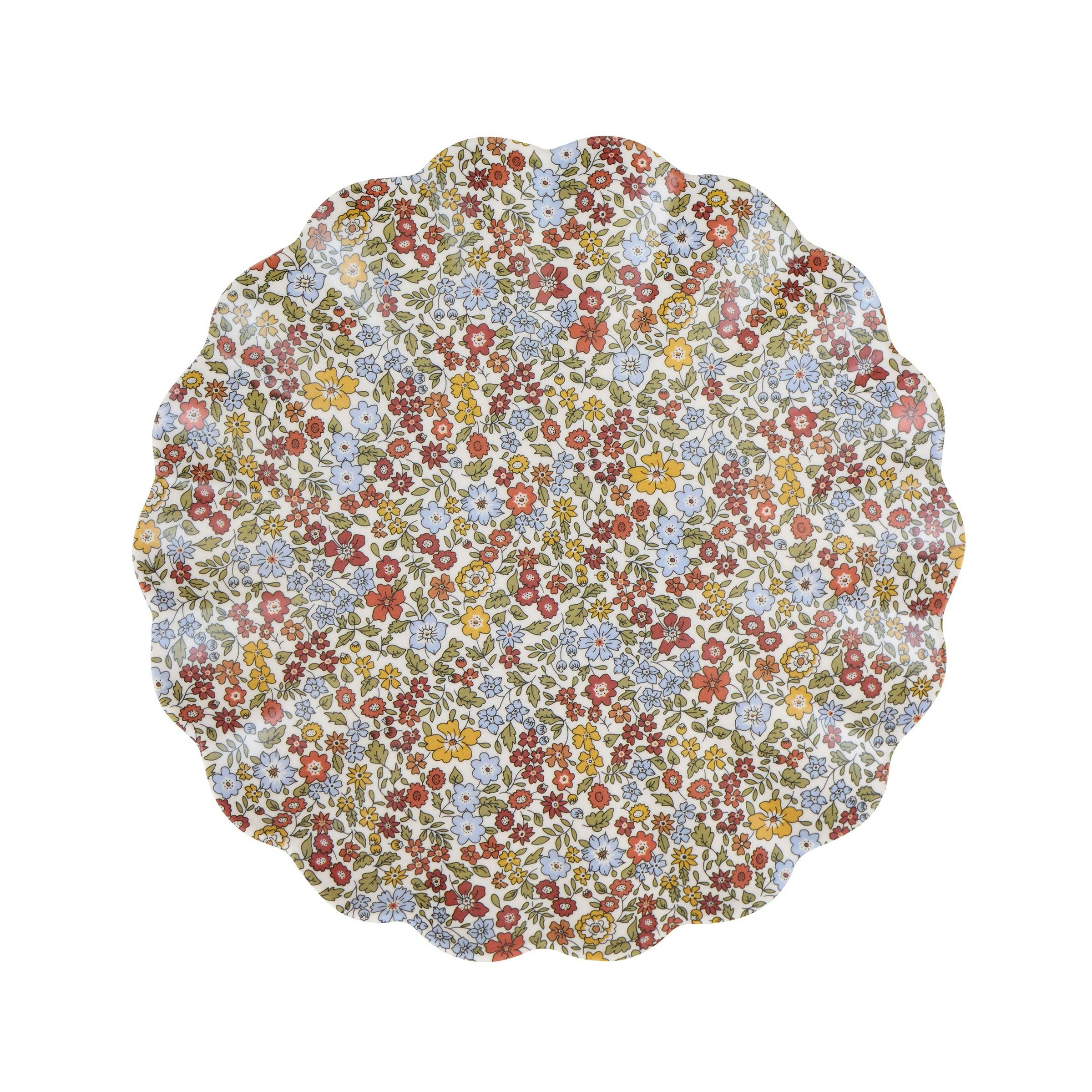 Meri Meri x Liberty Rustic Hues Reusable Small Plates