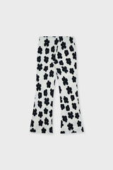 Organic Cotton Slim Flare Ribbed Pant