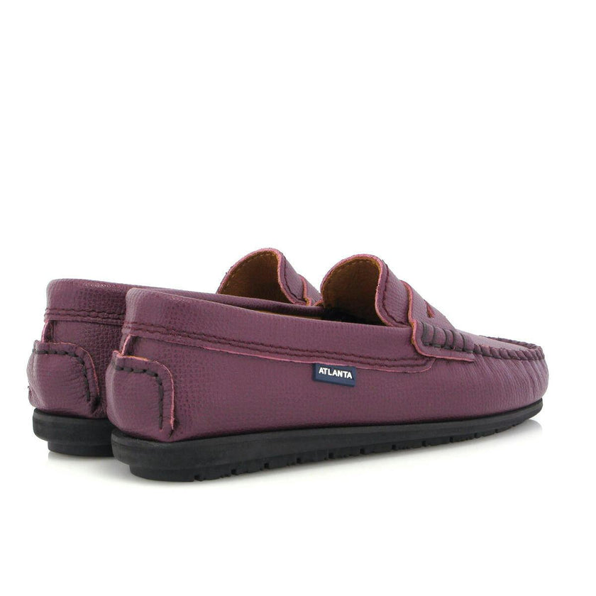 Penny 032 Walker Moccasins, burgundy little grainy leather