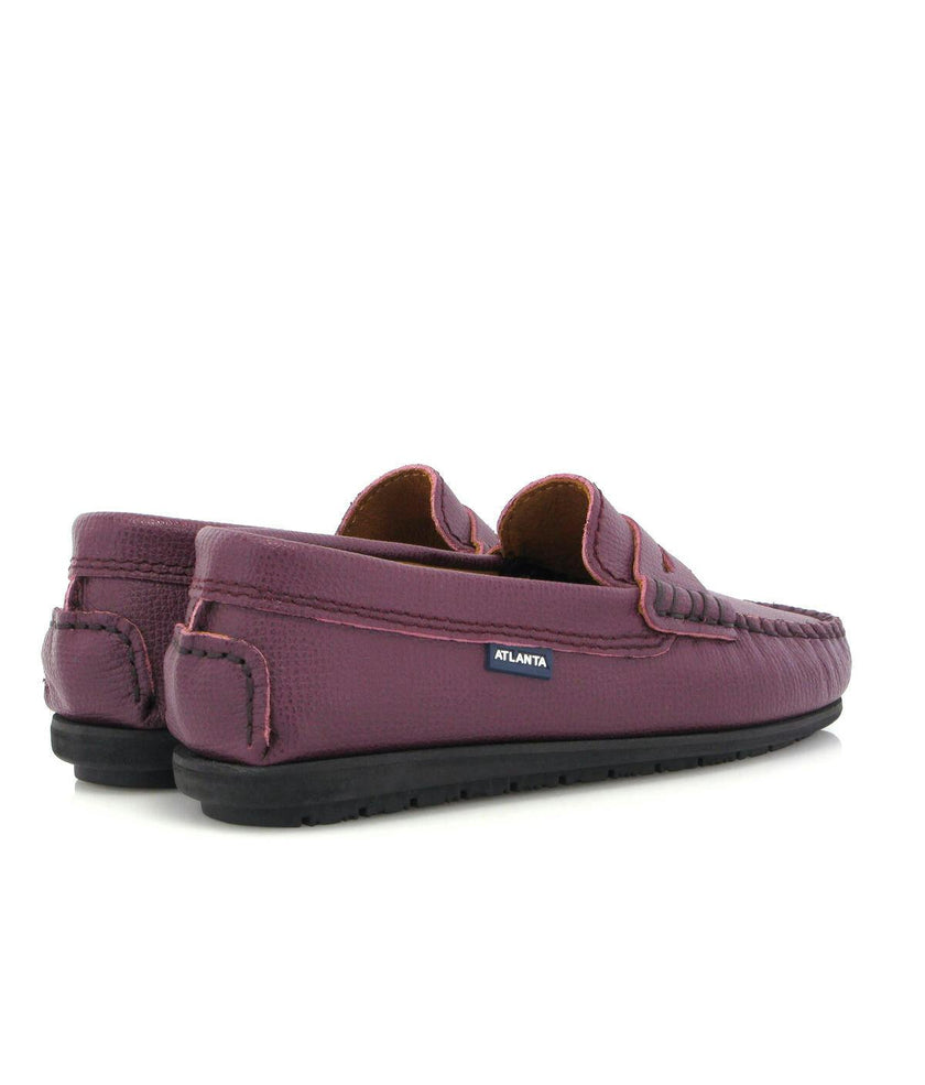 Penny 032 Walker Moccasins, burgundy little grainy leather