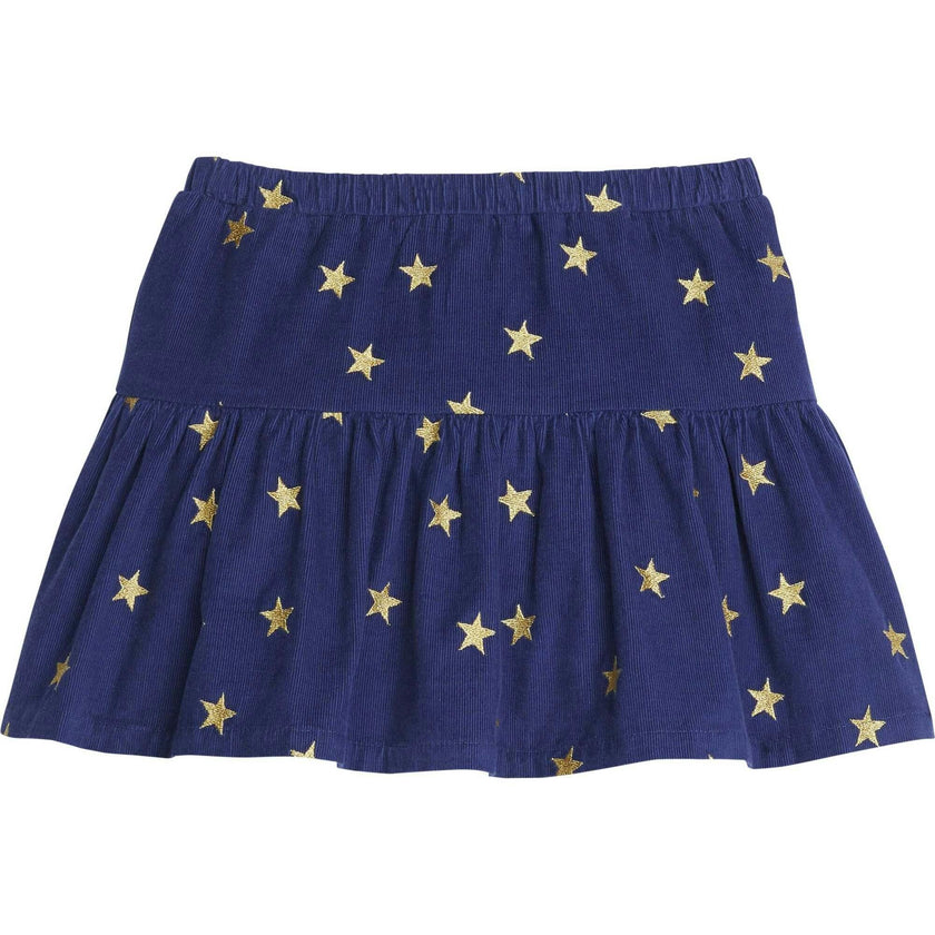 Sally Built-In Shorts Knit Corduroy Skort