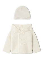 Knit Jacket With Hat