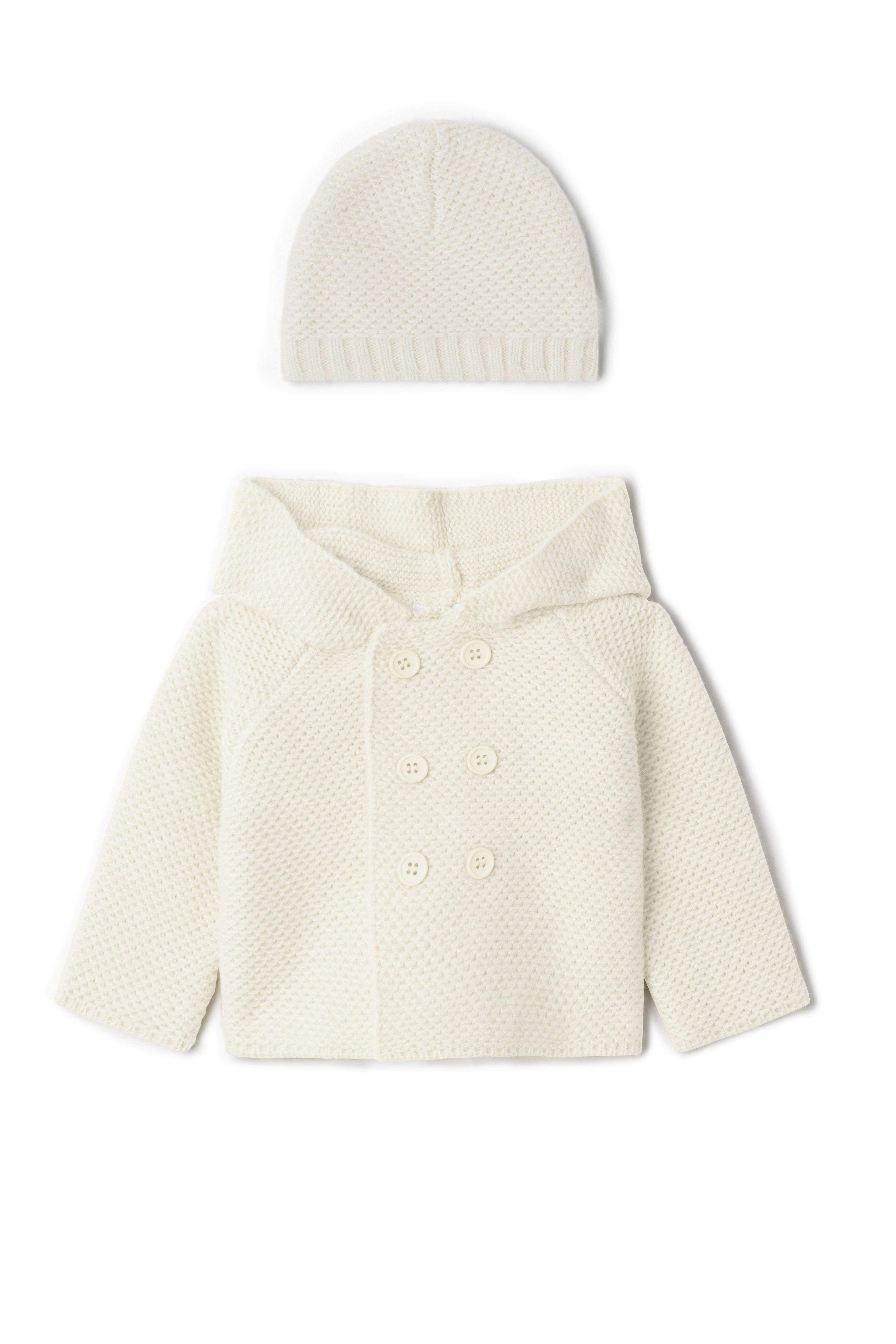 Knit Jacket With Hat