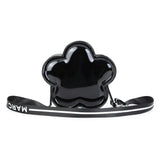 Black Flower Crossbody Bag