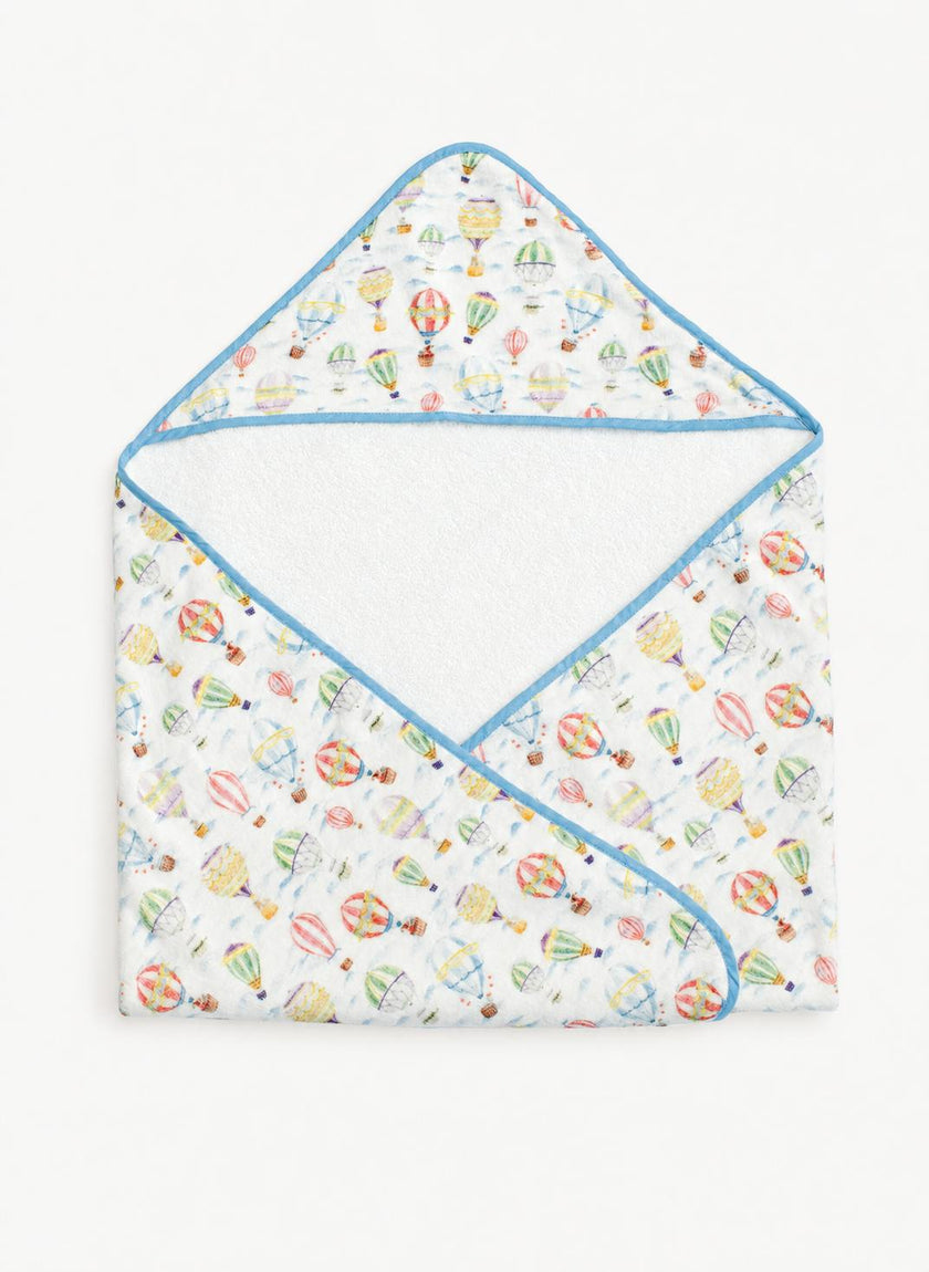 Hooded Bath Towel - Up Up & Away