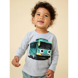Korean Bus Graphic Tee, Grey