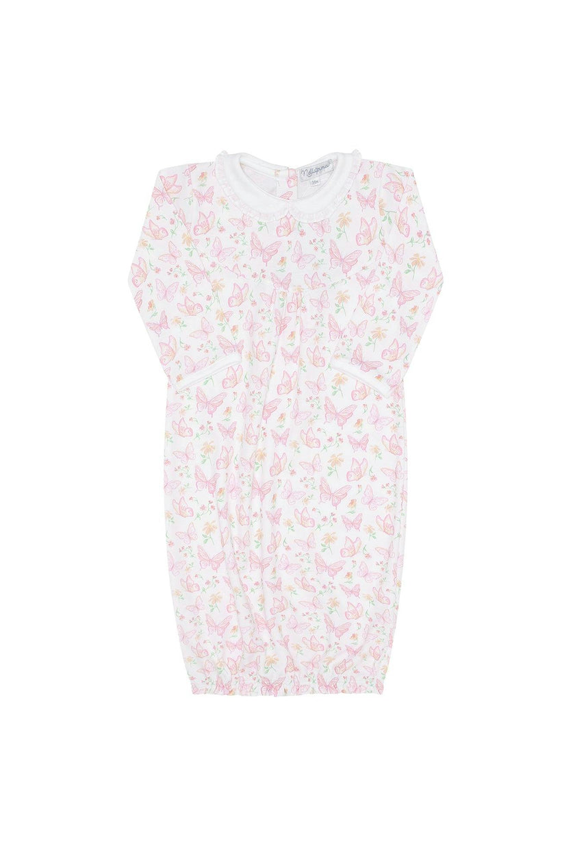 Butterflies Print Gown
