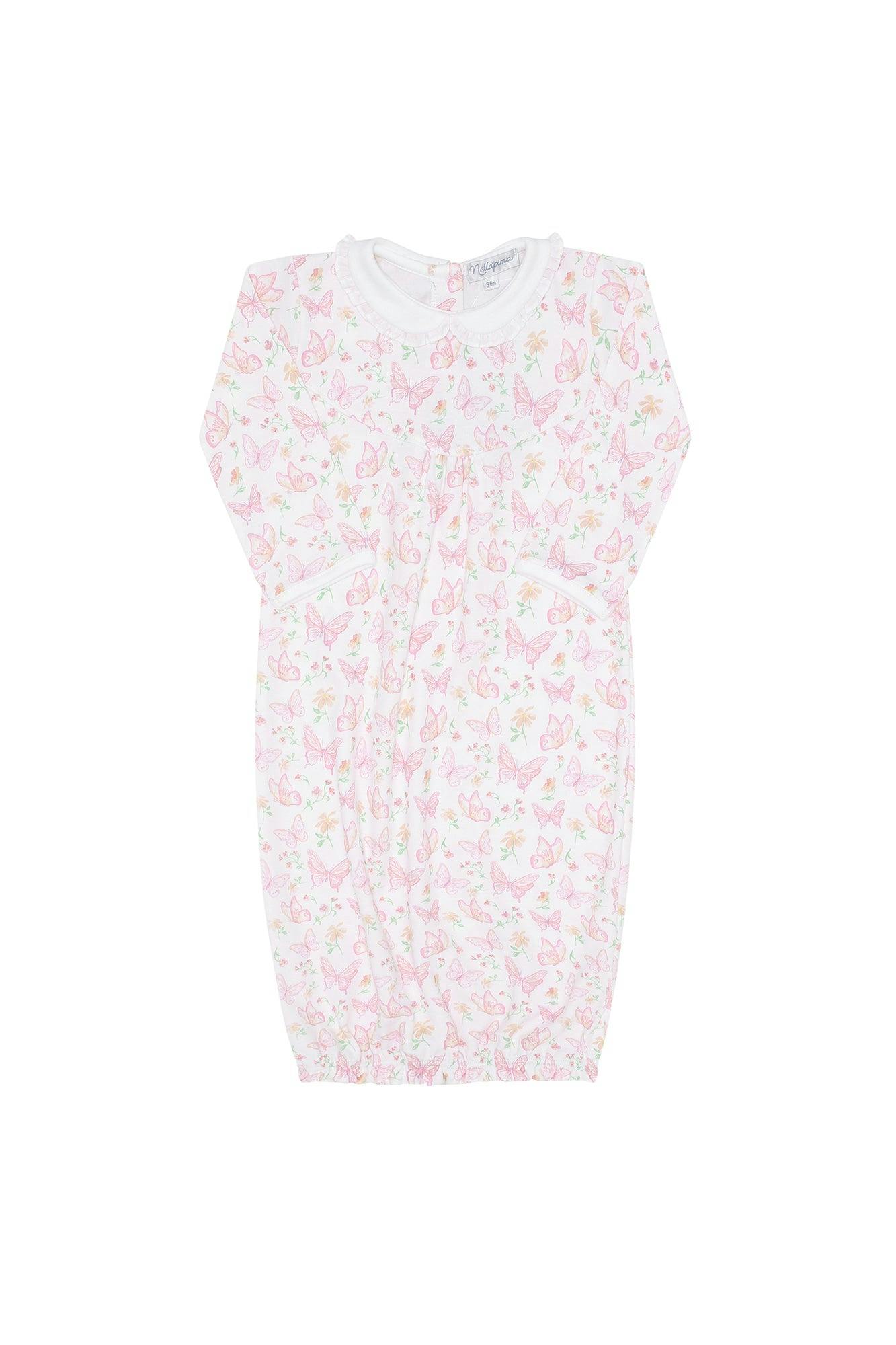 Butterflies Print Gown