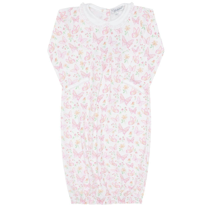 Butterflies Print Gown