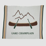 Custom Personalized Sustainable Knit Throw Blanket | Holiday Gift - Canoe