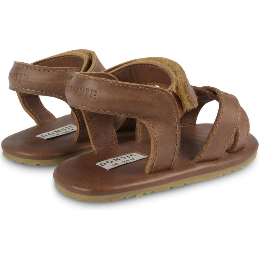 Tobi Cross Strap Classic Leather Sandals