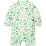 Baby Recycled Cheetah Rash Guard Swimsuit, Green