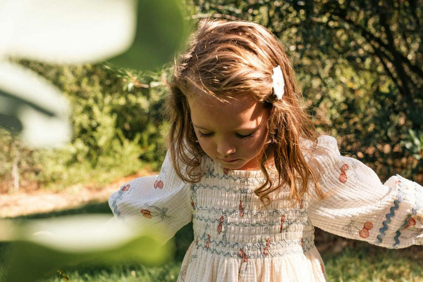 Maeve Dress in Winter Chérie