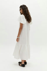 Willow Linen Dress - Off White