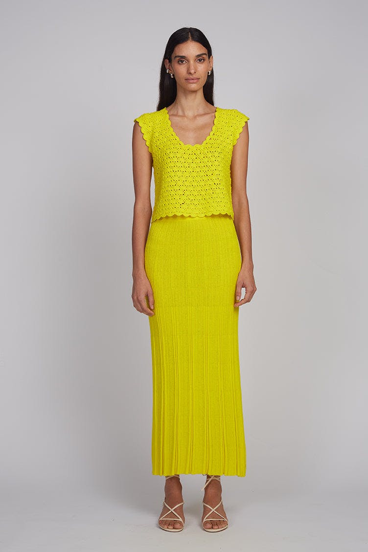 ZARIA CROCHET TOP | LIMONE | One Left!