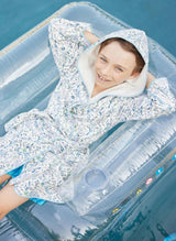 Organic Children’s Bathrobe - Coral Reef