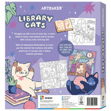 Art Maker: Cololoring Kit - Library Cats