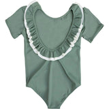 Carlotta Surf Suit in Sage Green & Ivory