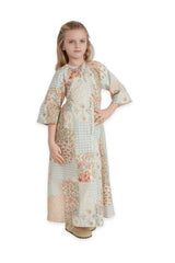 Patchwork Print Robe