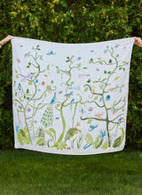 Baby Bib & Shawl Blanket Set - Tropical Chinoiserie