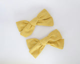 Sparkle Dot Bow Clips (Set of 2)