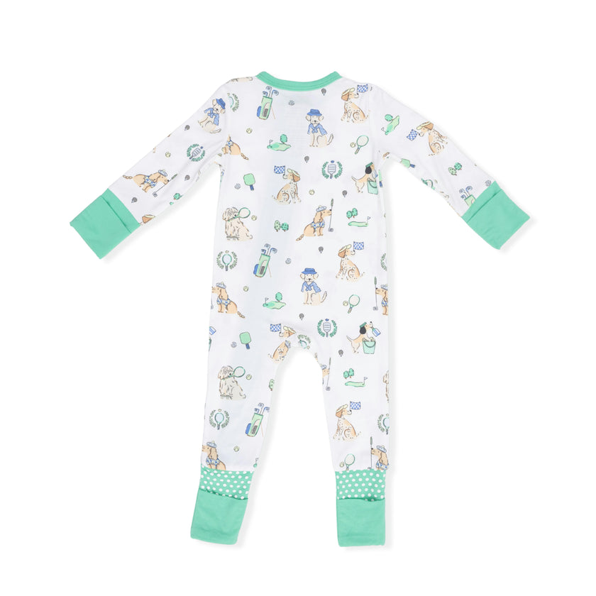 Country Club Dogs Neutral - Convertible Romper