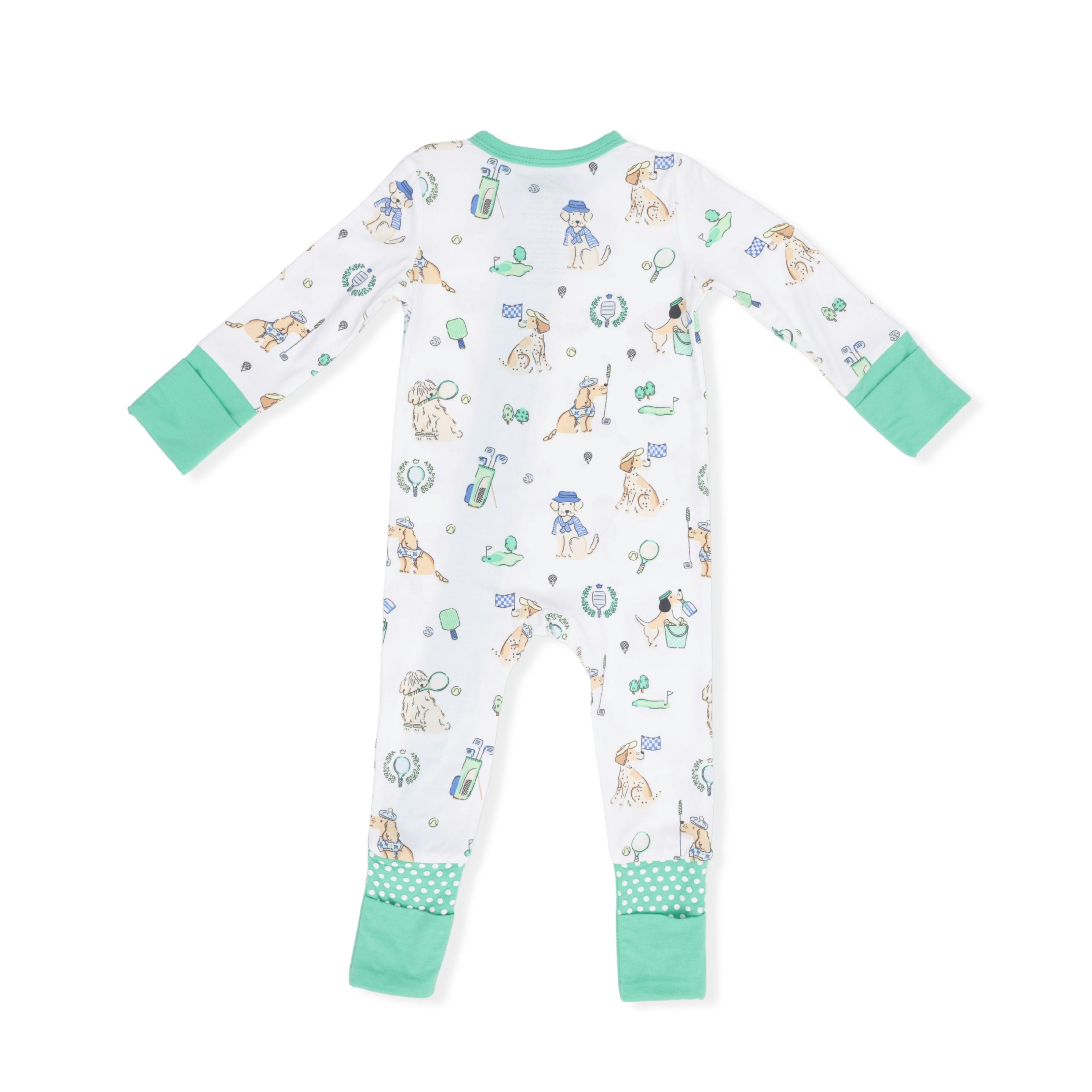 Country Club Dogs Neutral - Convertible Romper