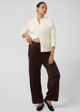 Funnel Neck Raglan Knit Maternity Cardigan