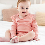 ASHLEY 10-Pack Long Sleeve Ruffle Bodysuits
