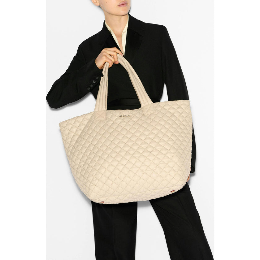 Sand Large Metro Tote Deluxe