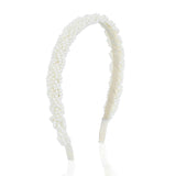 White Pearl Embellished Headband