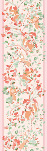Papier peint CASSE-NOISETTE coloris Rose
