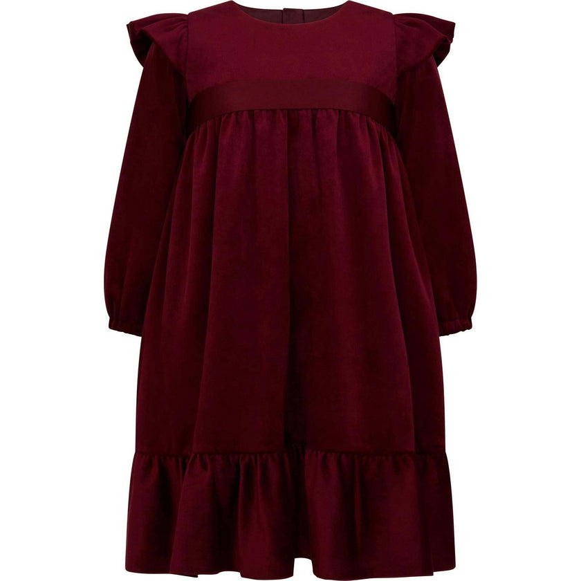 Chloe Velvet & Satin Bow Party Dress