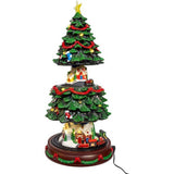 Musical Animated Christmas Tree Table Piece