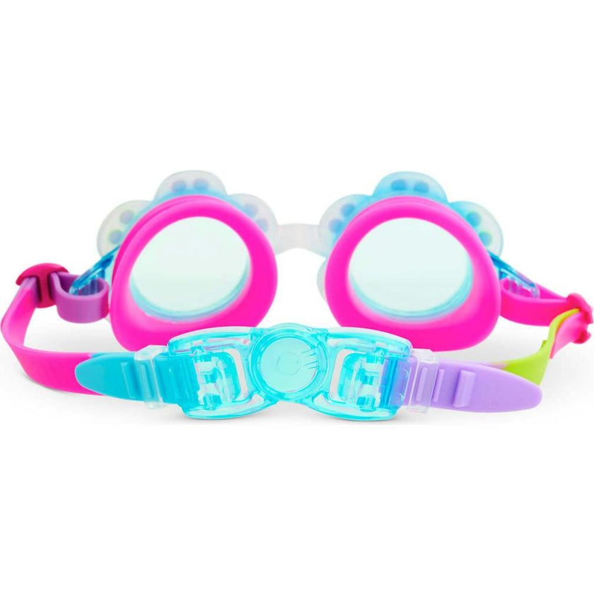 Blossom Blue Flower Youth Swim Goggle