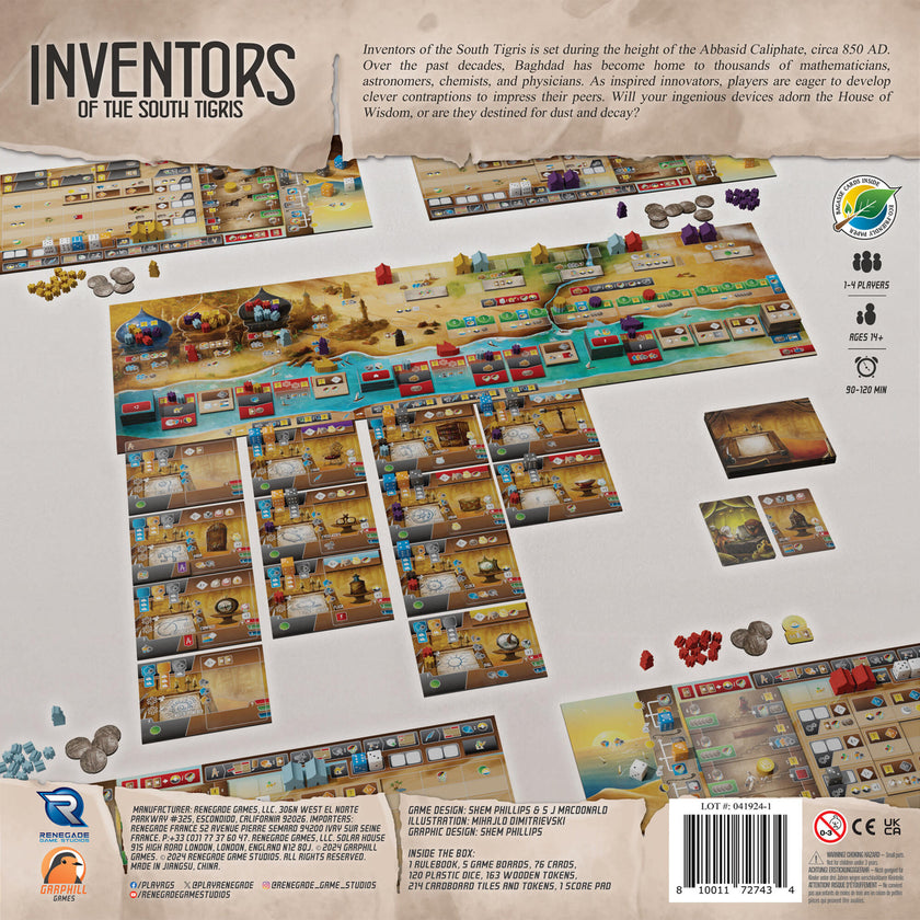 Renegade Game Studios: Inventors Of The South Tigris - Stand-Alone Strategy Game