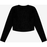 Tenly Rayon Rib Curved Hem L/S Top