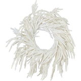 Norfolk Collection - Real Touch White Norfolk Pine Front Door Christmas Holiday Winter Wreath