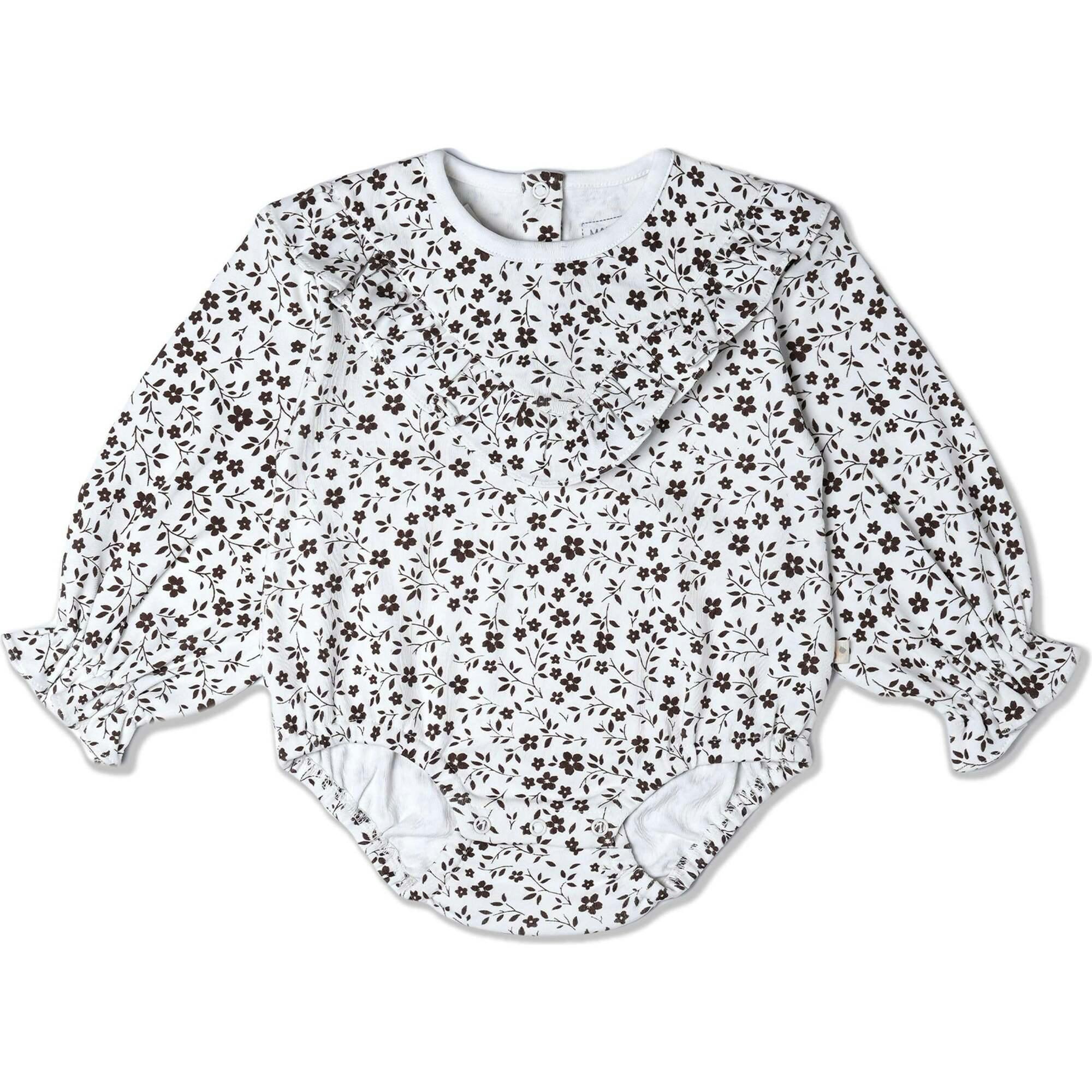 Organic Ruffle Bubble Romper